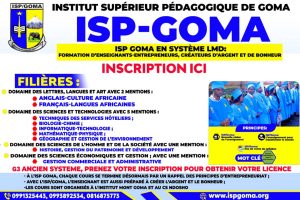 Lire la suite à propos de l’article INSCRIPTION A L’ISP GOMA